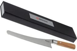 Böker Damast Olive 23.5 Cm Bread Knife, 130433DAM -Knife Shop BO130433DAM 06 boker damast olive bo130433dam 06