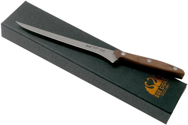 Due Cigni 1896, 2C1012NO Filleting Knife 18 Cm, Walnut Wood 8 Due Cigni 1896, 2C1012NO Filleting Knife 18 Cm, Walnut Wood - Image 6