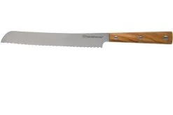Due Cigni Hakucho Pankiri/ Bread Knife 21 Cm, Olive Wood