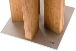 Kai Stonehenge Magnetic Knife Block, Stainless Steel/oak, STH-3 -Knife Shop KASTH 3 03 kai stonehenge kasth 3 03