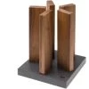 Kai Stonehenge Magnetic Knife Block, Granite/walnut, STH-4 -Knife Shop KASTH 4 01 kai stonehenge kasth 4 01