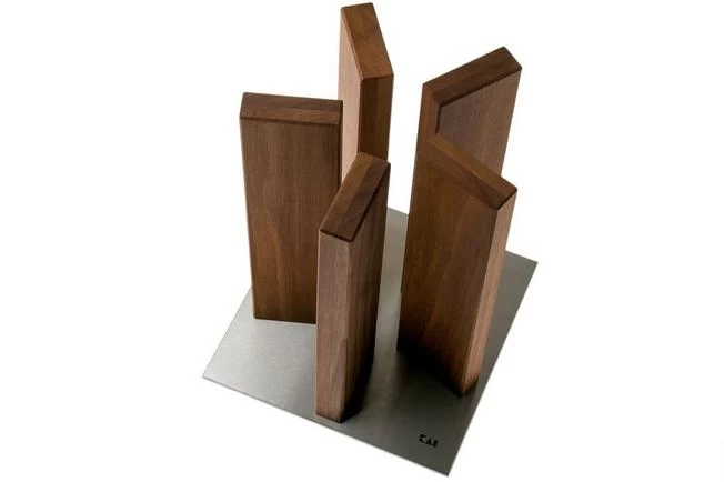 Kai Stonehenge Magnetic Knife Block, Steel/walnut Wood, STH-5 4 Kai Stonehenge Magnetic Knife Block, Steel/walnut Wood, STH-5 - Image 2