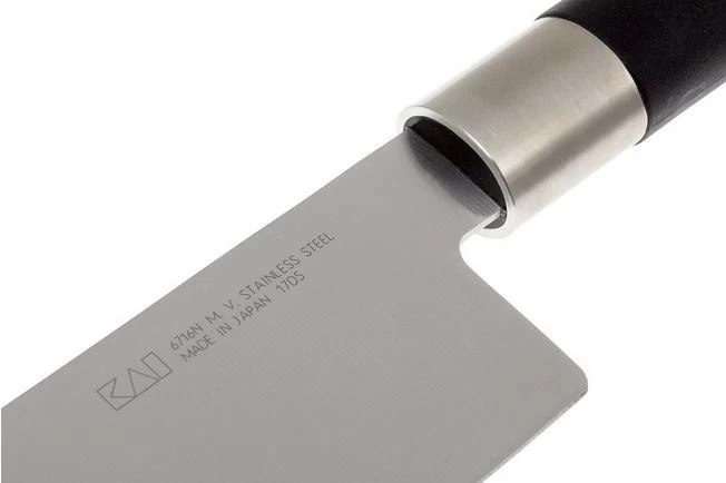 Kai Wasabi Black Nakiri 16.5cm 6716N 4 Kai Wasabi Black Nakiri 16.5cm 6716N - Image 2