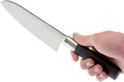 Kai Wasabi Black Santoku 16.5cm 6716S -Knife Shop KAWB 6716S 08 kai wasabi kawb 6716s 08