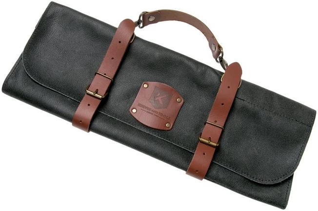 Knivesandtools Leather Knife Bag Utah Black 45x47 3 Knivesandtools Leather Knife Bag Utah Black 45x47