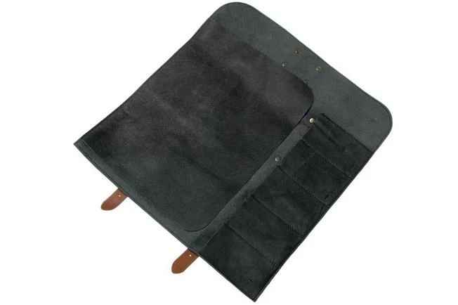 Knivesandtools Leather Knife Bag Utah Black 45x47 5 Knivesandtools Leather Knife Bag Utah Black 45x47 - Image 3