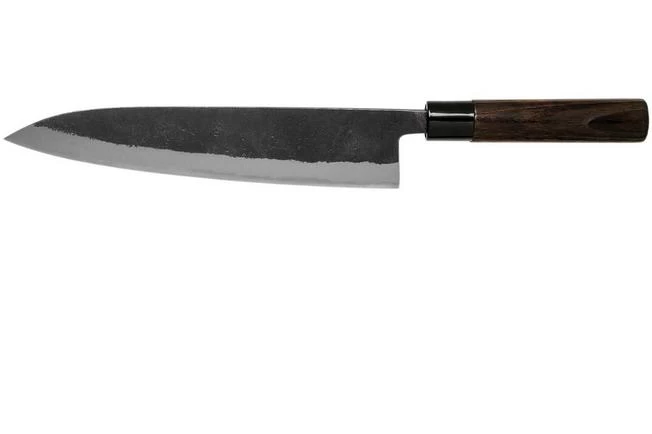 Munetoshi Nashiji Black Gyuto Chef's Knife 24 Cm 3 Munetoshi Nashiji Black Gyuto Chef's Knife 24 Cm