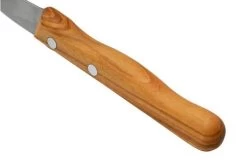 Otter Paring Knife 1011 OL Curved Stainless Olive, Paring Knife -Knife Shop OR1011OL 04 otter