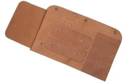Robert Herder Knife Bag 1 956300000 Roll-up Knife Bag 3-piece, Leather -Knife Shop RH956300000 03 robertherder