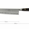 Lion Sabatier Idéal Japanese Chef's Knife 18 Cm, 714780 -Knife Shop SA1396 01 lion sabatier santoku sa1396 d1
