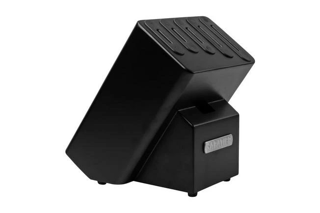 Lion Sabatier Moscou 668280 Knife Block With Ceramic Knife Sharpeners, Black 3 Lion Sabatier Moscou 668280 Knife Block With Ceramic Knife Sharpeners, Black