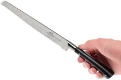 Lion Sabatier Edonist Bread Knife 20 Cm, Black, 807180 -Knife Shop SA807180 07 lion sabatier edonist sa807180 07