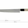 Sakai Takayuki 45-Layer Damascus Carving Knife 24 Cm -Knife Shop TA07257 01 sakai takayuki damast ta07257 01