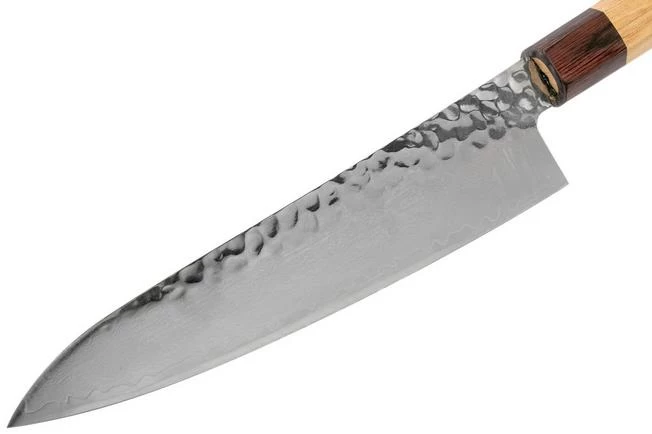 Sakai Takayuki Chef's Knife 33-Layer Damascus Hammered WA 21 Cm 5 Sakai Takayuki Chef's Knife 33-Layer Damascus Hammered WA 21 Cm - Image 3