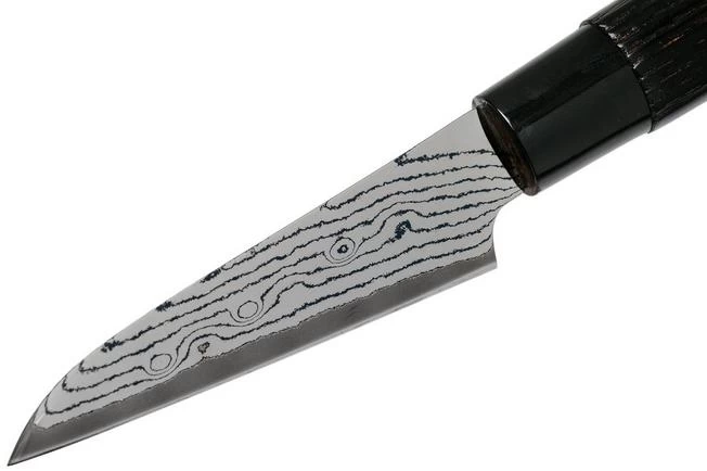 Tojiro Shippu Black Damascus Paring Knife (Petty) 9 Cm, FD-1591 5 Tojiro Shippu Black Damascus Paring Knife (Petty) 9 Cm, FD-1591 - Image 3