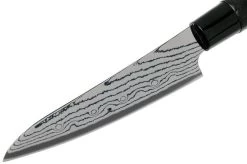 Tojiro Shippu Black Damascus Utility Knife 13 Cm, FD-1592 -Knife Shop TJFD 1592 03 tojiro sippu black