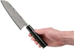 Tojiro Shippu Black Damascus Santoku 17 Cm, FD-1597 -Knife Shop TJFD 1597 06 tojiro sippu black