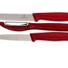Victorinox SwissClassic Vegetable Knives In Red, Set Of 3, 6.7111.31 -Knife Shop VT6 7111 31 01 victorinox vt6 7111 31 01