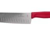 Victorinox SwissClassic 6.8521.17B Santoku With Dimples 17 Cm, Red -Knife Shop VT6 8521 17B 01 victorinox