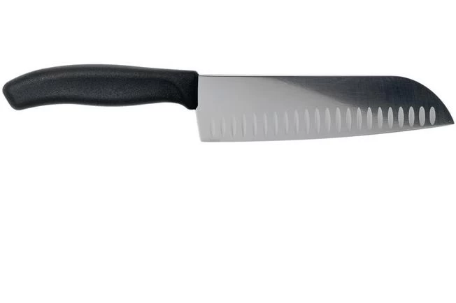 Victorinox SwissClassic 6.8523.17G Santoku With Dimples 17 Cm, Black 4 Victorinox SwissClassic 6.8523.17G Santoku With Dimples 17 Cm, Black - Image 2