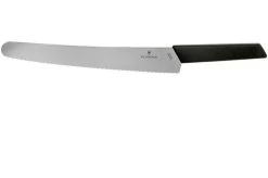 Victorinox Swiss Modern 6.9073.26WB Bread Knife 26cm, Black