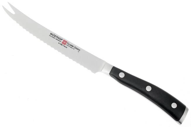 Wüsthof Classic IKON Tomato Knife 14 Cm (5") 3 Wüsthof Classic IKON Tomato Knife 14 Cm (5")