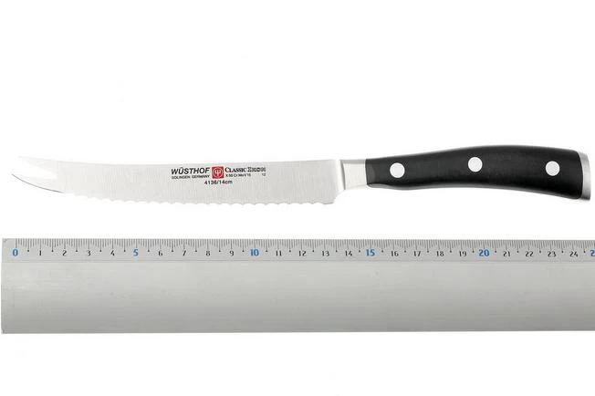 Wüsthof Classic IKON Tomato Knife 14 Cm (5") 7 Wüsthof Classic IKON Tomato Knife 14 Cm (5") - Image 5