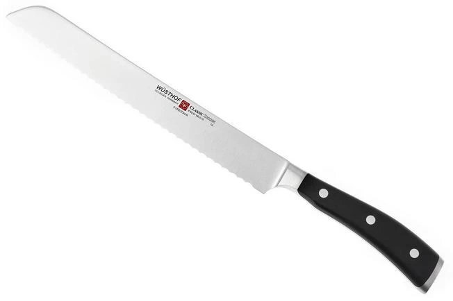 Wüsthof Classic IKON Bread Knife 23 Cm (9") 3 Wüsthof Classic IKON Bread Knife 23 Cm (9")