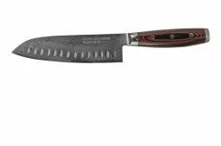 Yaxell Super Gou 37118 Santoku With Dimples 161-layer Damascus Steel, 16.5 Cm