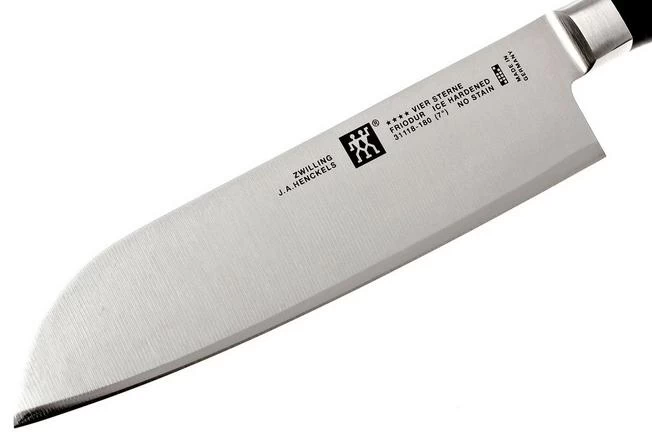 Zwilling J.A. Henckels Four Star Santoku Knife 7" 4 Zwilling J.A. Henckels Four Star Santoku Knife 7" - Image 2