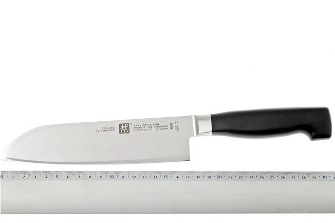 Zwilling J.A. Henckels Four Star Santoku Knife 7" 6 Zwilling J.A. Henckels Four Star Santoku Knife 7" - Image 4